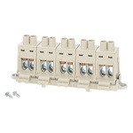 HENSEL DK Series Non-Fused Terminal Block, 5-Way, 102A, 6 → 25 mm² Wire, Screw Down Termination