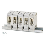 HENSEL DK Series Non-Fused Terminal Block, 5-Way, 150A, 16 → 35 mm² Wire, Screw Down Termination