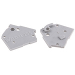 Wago, 256 End Plate for use with PCB Terminal Blocks & Pluggable Connectors