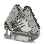 Phoenix Contact PTRVB Series PTRVB 4-FI /BU Distribution block, 13-Way, 1.75 A @ 1.5 mm², 32 A @ 4 mm², 26 → 14