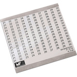 Wurth Elektronik, WR-TBL Adhesive Marker Card for use with Terminal Blocks