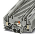 Phoenix Contact UT Series UT 6-T/SP Terminal Block Connector, 2-Way, 41A, 0.2 → 10 mm² Wire, Screw Termination