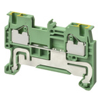 Omron DIN Rail Terminal Block, 17.5A, 17 AWG Wire, Push In Termination