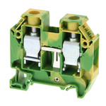Omron DIN Rail Terminal Block, 17.5A, 6 AWG Wire, Push In Termination