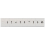 Siemens, 8WH8120 Marker Strip for use with Standard Labelling System, Terminal Block