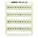 Wago, 209 Marker Strip for use with  for use with Terminal Blocks