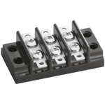 Sato Parts Non-Fused Terminal Block, 3-Way, 6A, Screw Down Termination