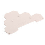 Weidmuller, AP DLD End Cover for use with DIN Rail Terminal Blocks