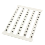 Weidmuller, DEK Terminal Marker for use with  for use with Terminal Blocks