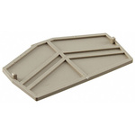 Weidmuller, Z End Plate for use with Z Series Terminal