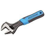 Gedore Adjustable Spanner, 254.5 mm Overall Length, 30mm Max Jaw Capacity