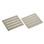 RS PRO Marking Tag for use with DIN Rail Terminal Block