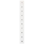 Siemens, 8WH8140 Marker Strip for use with Standard Labelling System, Terminal Block