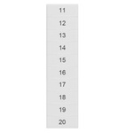Siemens, 8WH Labeling Plate for use with  for use with Terminal Blocks
