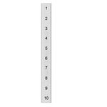 Siemens, 8WH Labeling Plate for use with  for use with Terminal Blocks