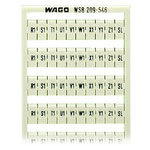 Wago, 209 Marker Card for use with  for use with Terminal Blocks