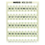 Wago, 209 Marker Card for use with  for use with Terminal Blocks