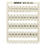 Wago, 209 Marker Card for use with  for use with Terminal Blocks