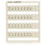 Wago, 209 Marker Strip for use with  for use with Terminal Blocks