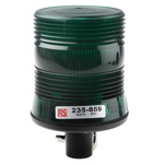 RS PRO Green Xenon Beacon, 10 → 30 V dc, Flashing, DIN