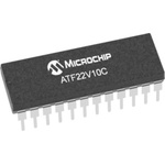 Microchip ATF22V10C-10PU, SPLD Simple Programmable Logic Device ATF22V10C 500 Gates, 10 Macro Cells, 22 I/O, ISP, 5ns
