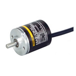 Omron E6A2-C Series Incremental Incremental Encoder, 200ppr ppr, NPN Open Collector Signal, Radial, Thrust Type, 4mm