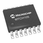 MTCH105-I/ST, Capacitive Touch Screen Controller Simple I/O, 14-Pin TSSOP