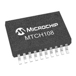 MTCH108-I/SS, Capacitive Touch Screen Controller Simple I/O, 20-Pin SSOP