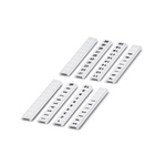 Phoenix Contact, LGS:FORTL.ZAHLEN 1-10, ZBF 5 Zack Marker Strip Flat for use with Terminal Block Width 5 mm