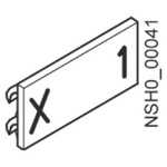 Siemens, 8WA Inscription Label for use with  for use with Terminal Blocks