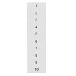 Siemens, 8WH Labeling Plate for use with  for use with Terminal Blocks