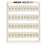 Wago, 209 Marker Strip for use with  for use with Terminal Blocks