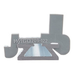 Wago, 209 Plastic End Stop for use with Mounting Accessories