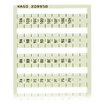 Wago, 209 Marker Card for use with  for use with Terminal Blocks
