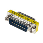 RS PRO D Sub Adapter Male 15 Way D-Sub to Male 15 Way D-Sub