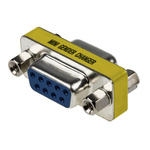 RS PRO D Sub Adapter Female 9 Way D-Sub to Female 9 Way D-Sub