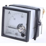 HOBUT D48MC Analogue Panel Ammeter 0/100A For Shunt 75mV DC, 48mm x 48mm Moving Coil
