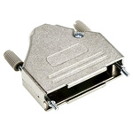 MH Connectors MHDTZK-RA Series Zinc D Sub Backshell, 25 Way, Strain Relief