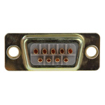 RS PRO 9 Way Panel Mount D-sub Connector Socket