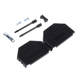 MH Connectors MHDPPK-SLIM Series Polyamide D Sub Backshell, 25 Way, Strain Relief