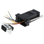 RS PRO D Sub Adapter Male 9 Way D-Sub to Female RJ11