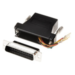 RS PRO D Sub Adapter Male 25 Way D-Sub to Female RJ11