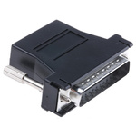 RS PRO D Sub Adapter Male 25 Way D-Sub to Female RJ45