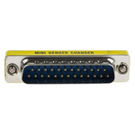 RS PRO D Sub Adapter Male 25 Way D-Sub to Female 25 Way D-Sub