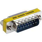 RS PRO D Sub Adapter Male 15 Way D-Sub to Female 15 Way D-Sub