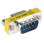 RS PRO D Sub Adapter Male 9 Way D-Sub to Female 9 Way D-Sub