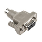 RS PRO D-sub Adapter Female 9 Way D-Sub to Male Mini DIN
