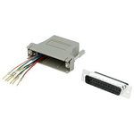 MH Connectors D-sub Adapter Male 25 Way D-Sub to Female RJ45