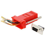 MH Connectors D-sub Adapter Male 9 Way D-Sub to Female RJ45