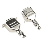 3M 3357 Series Steel D Sub Backshell, 9 Way, Strain Relief